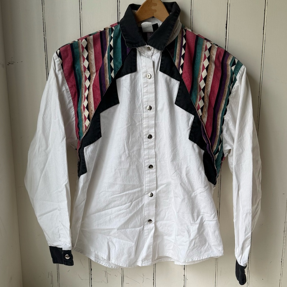 Rough Rider Vintage Western Style Button Down